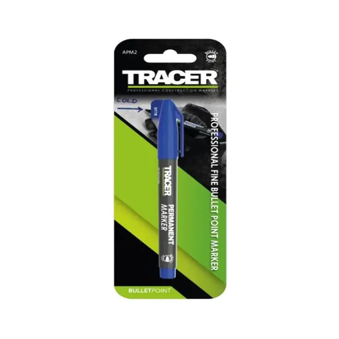 Tracer APM2 Bullet Point Permanent Marker - Blue