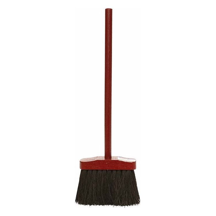 Varian Long Handle Hearth Brush - Black