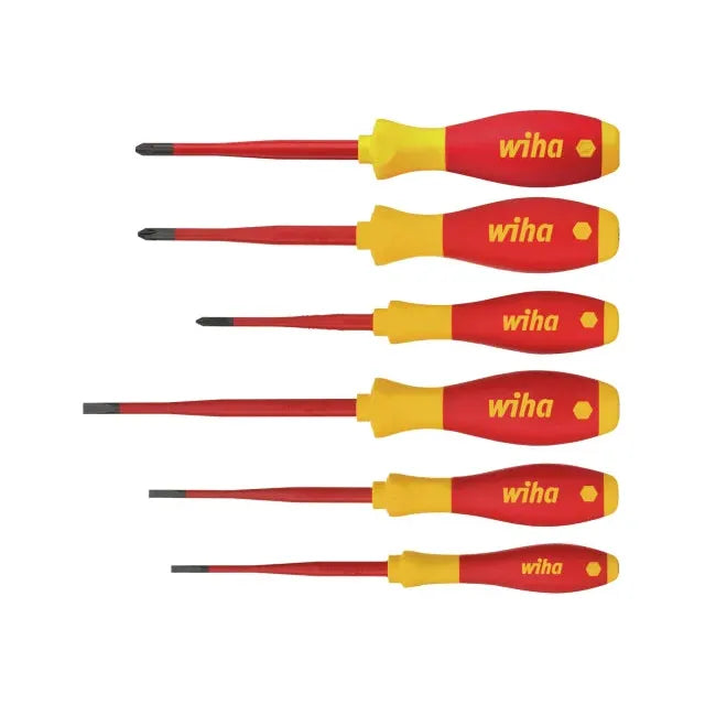 Wiha 6 Piece Slimfix VDE Screwdriver Set