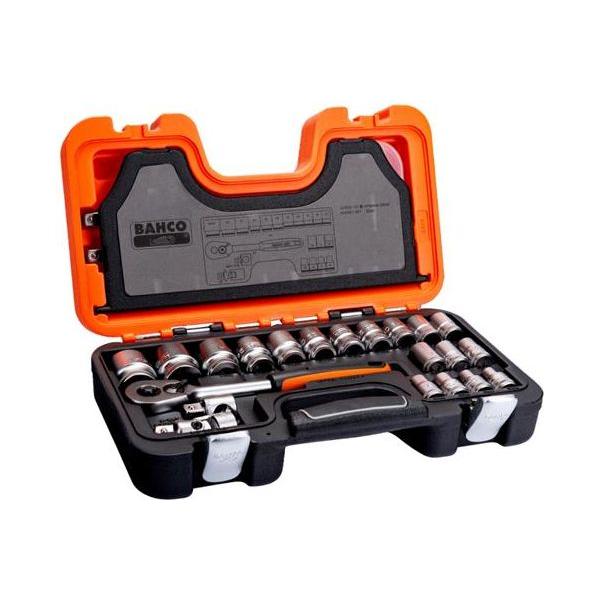 Bahco 1/2in Drive Socket Set - 24 Piece