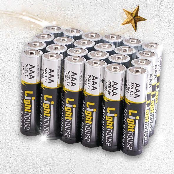 Lighthouse AAA Battery Pack 24 Pack