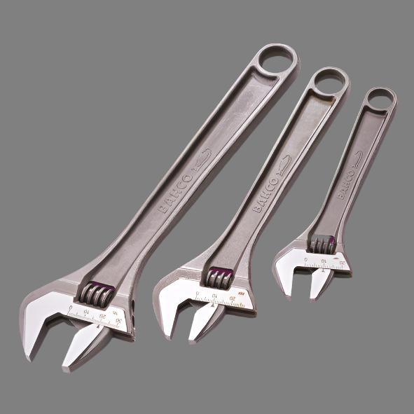 Bahco 3 Piece Adjustable Wrench Set