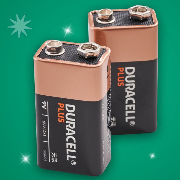 Duracell 9V Battery Pack Twin Pack