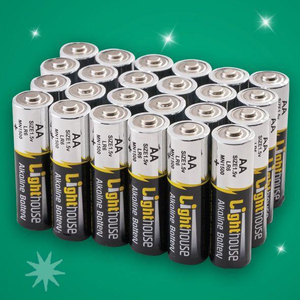 Lighthouse AA Battery Pack 24 Pack