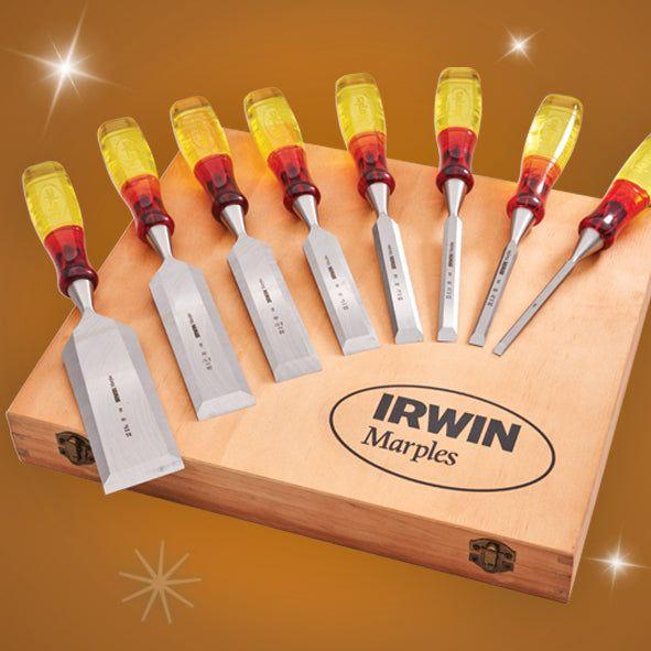 Irwin Marples 8 Piece Splitproof Chisel Set