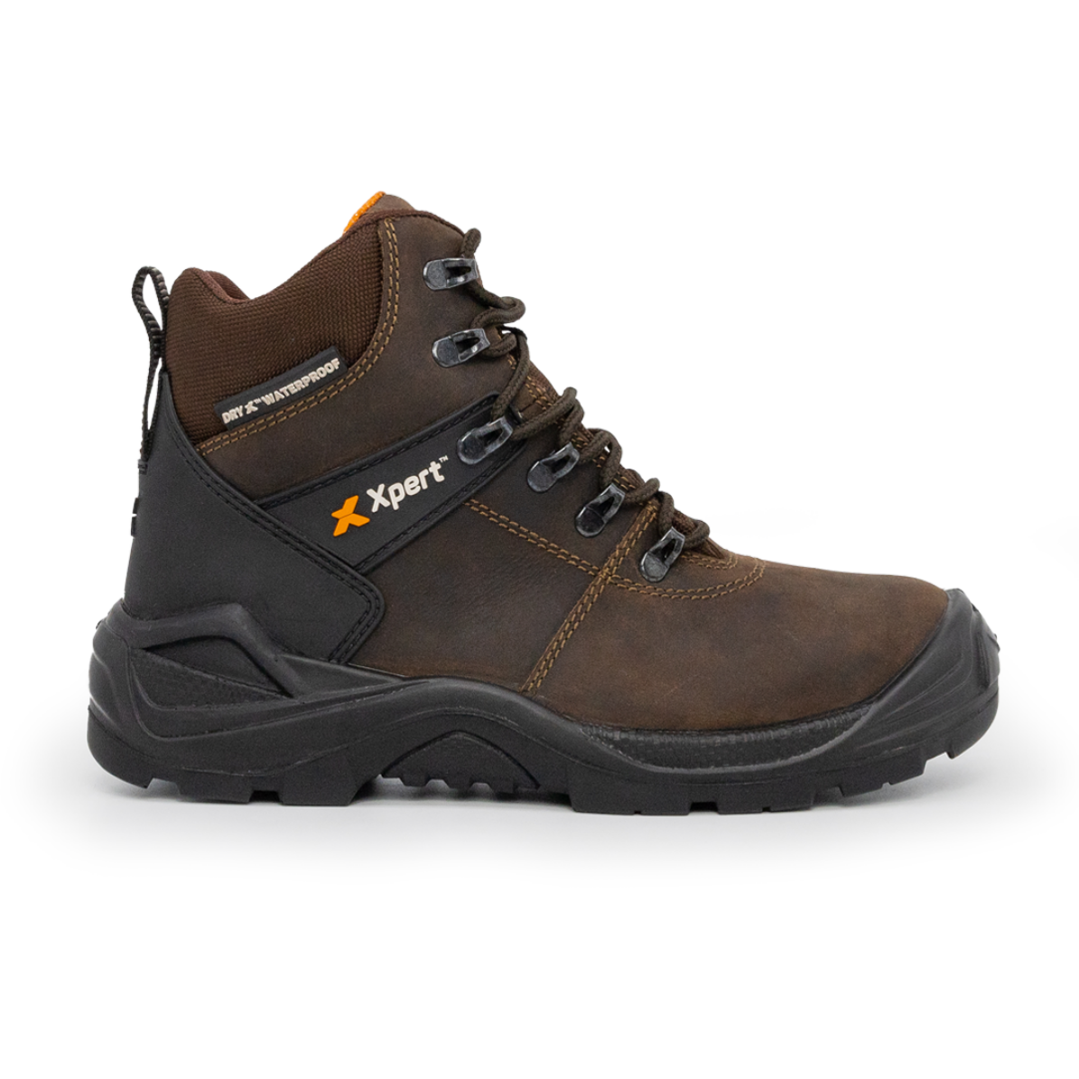 Xpert Typhoon Waterproof Safety Boots Brown