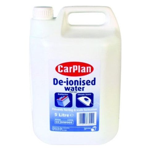 CarPlan Distilled De Ionised Water - 5L