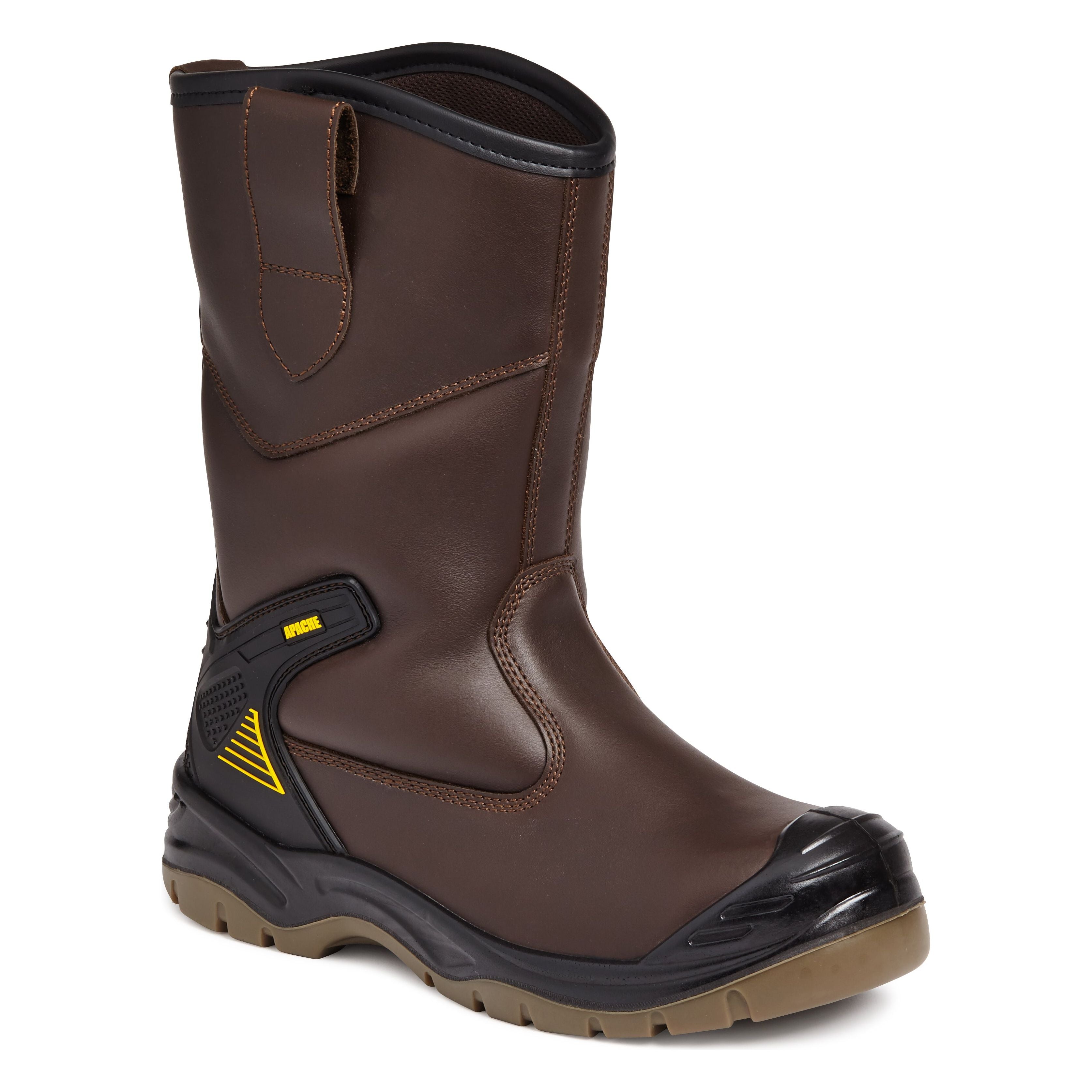 Apache AP305 Safety S3 Rigger Boot Brown