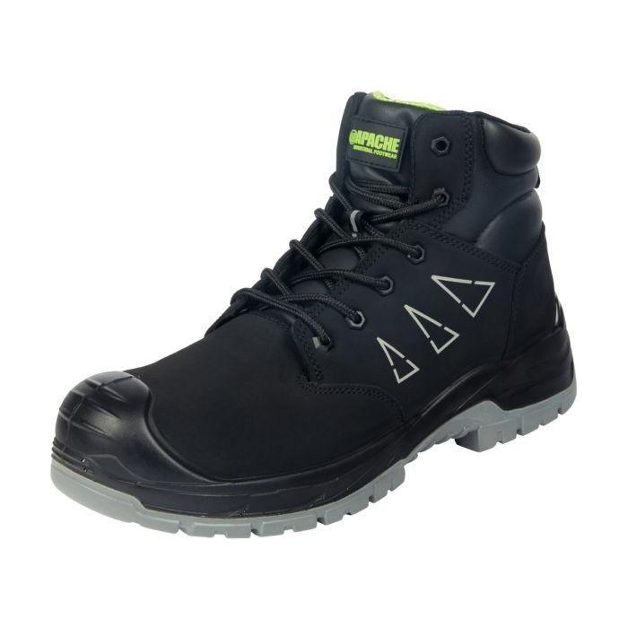 Apache Armstong Safety Boots Black