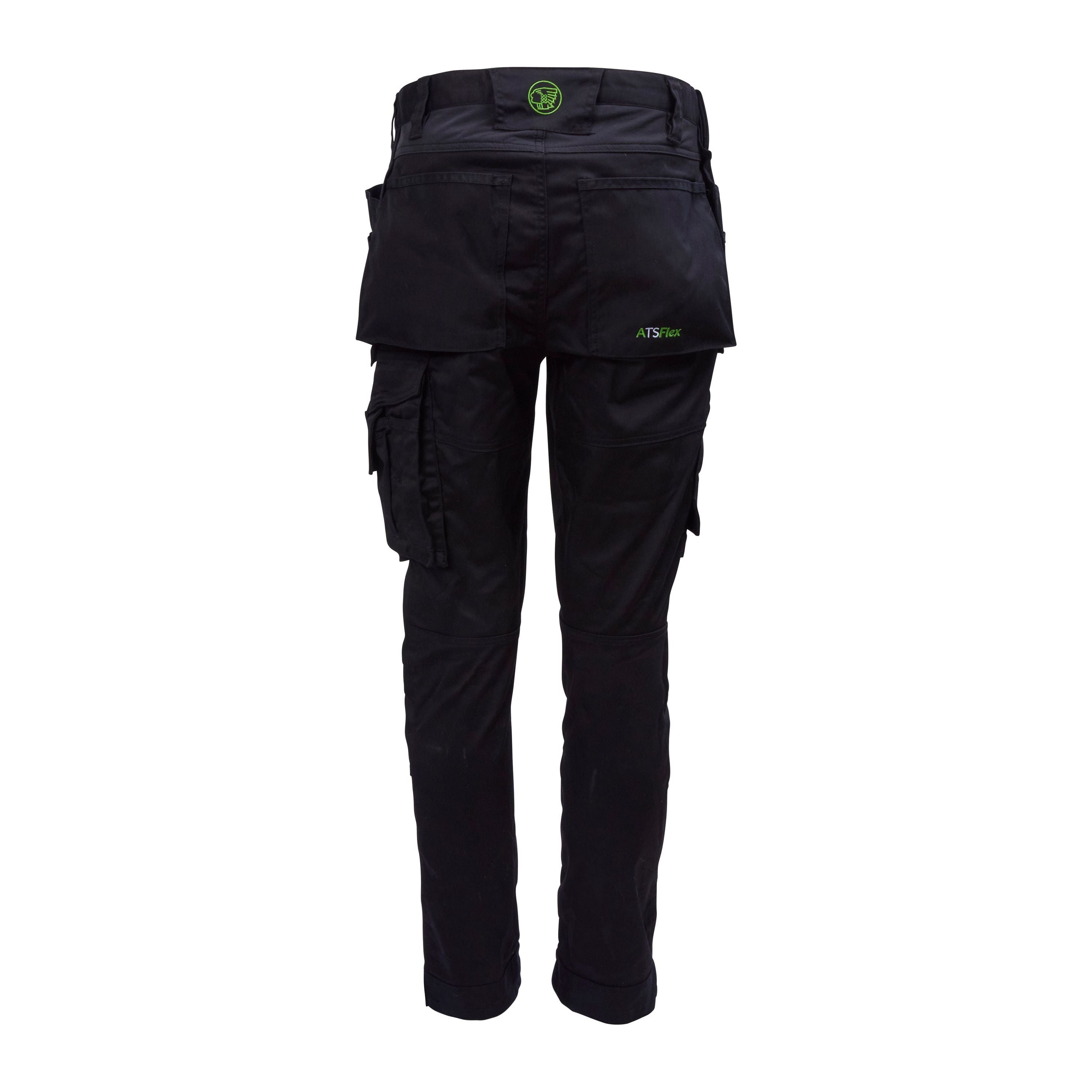 Apache Bancroft Slim Fit Stretch Holster Trousers Black