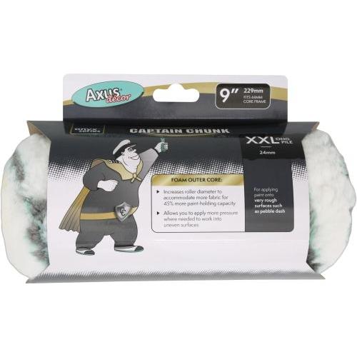 Axus Decor Captain Chunk 9 Inch Xxl Long Pile Roller Sleeve