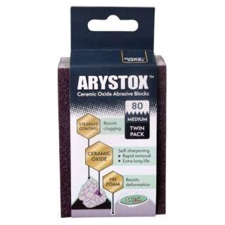 Axus Decor Onyx Series - Arystox Ceramic Oxide Abrasive Sanding Blocks - Twin Pack