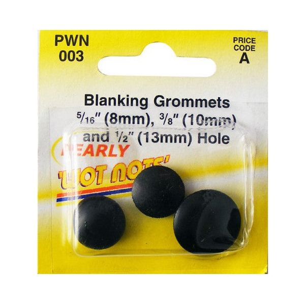 Wot-Nots Blanking Grommets - 8mm,10mm & 13mm