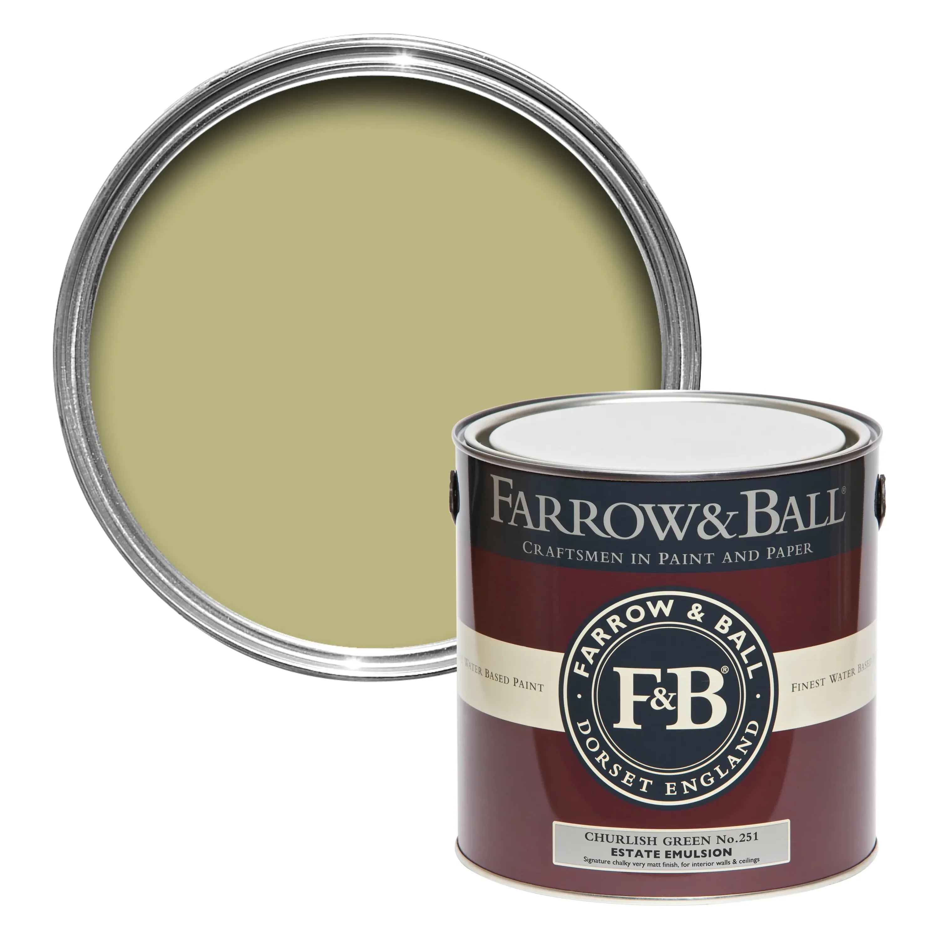 Farrow & Ball Churlish Green Paint 251