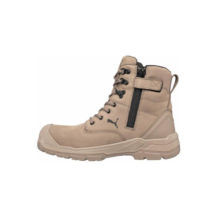 PUMA Safety Shoes - Conquest High S3 - Stone