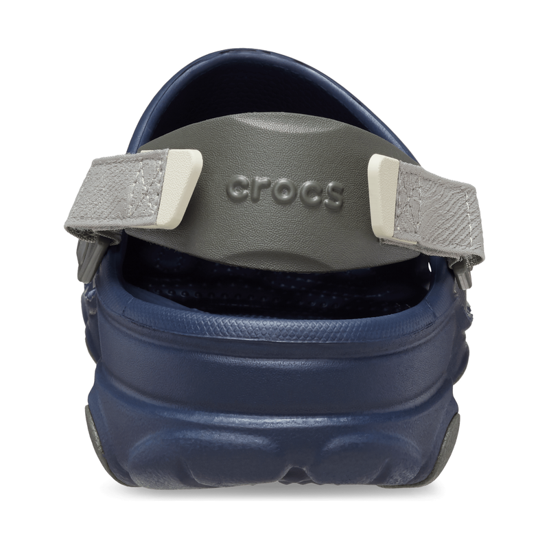 All blue online crocs