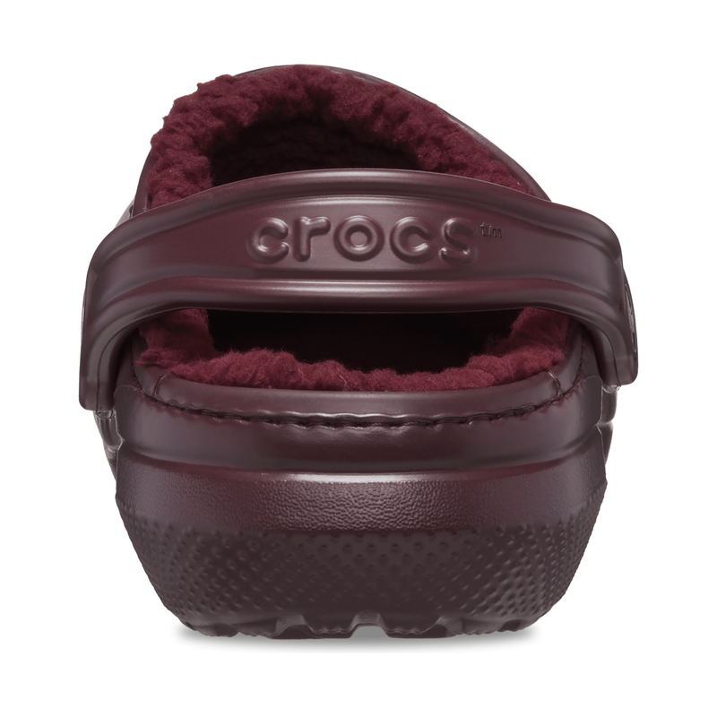 Crocs Classic Lined Clog Dark Cherry TedJohnsons.ie Ted Johnsons