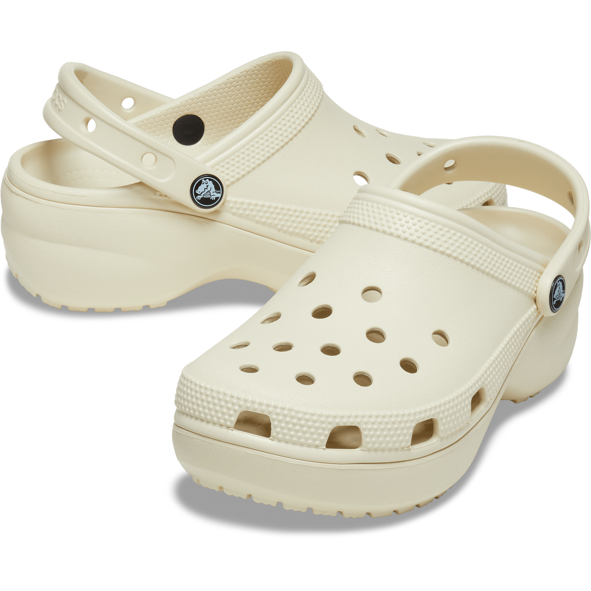 Crocs Women's Classic Platform Clog Bone