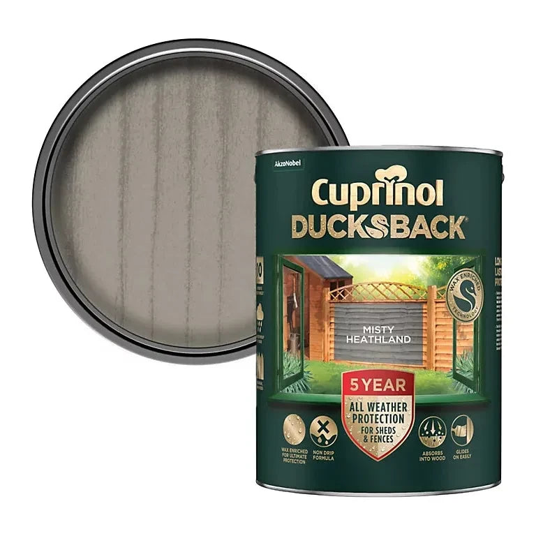 Cuprinol Ducksback | Misty Heather - 5 Litre