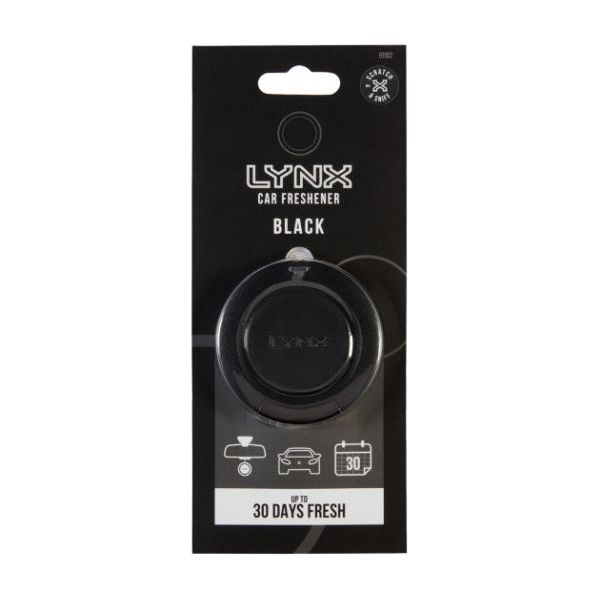 Lynx Air Freshener 3D Black