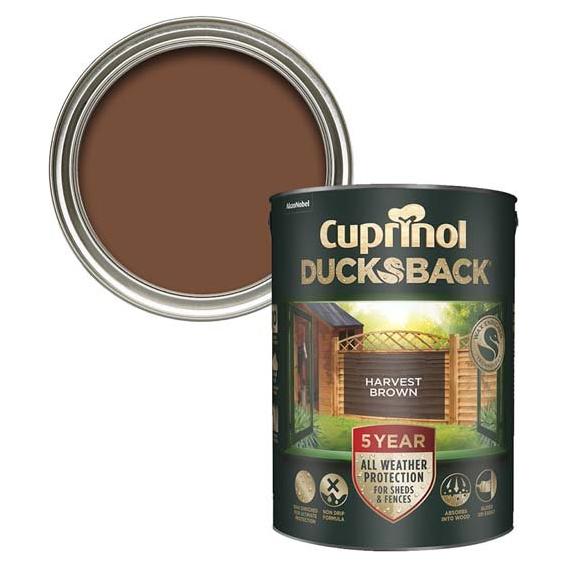 Cuprinol Ducksback | Harvest Brown - 9 Litre