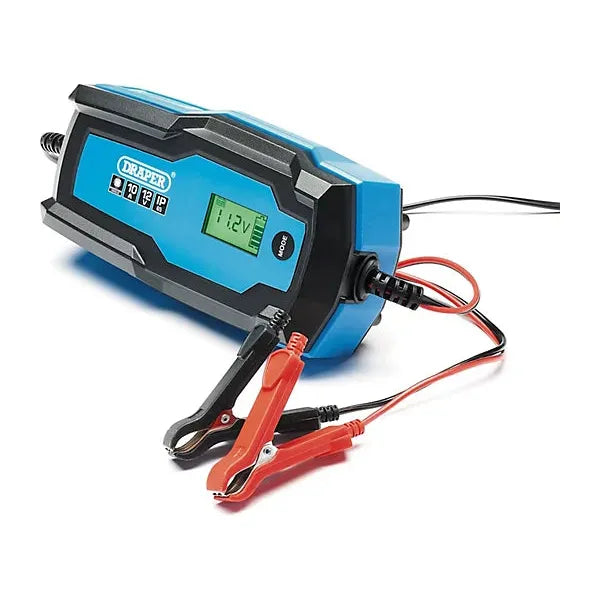 Draper 6/12V Smart Charger and Battery Maintainer, 6A