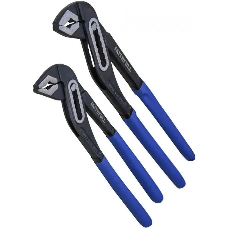 Faithfull Waterpump Plier Twin Pack 250 & 300mm 10 & 12in