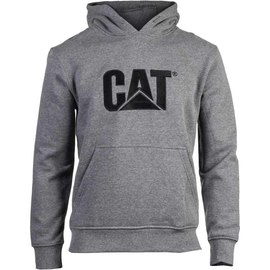 Caterpillar Trademark Hooded Sweatshirt - Heather Grey