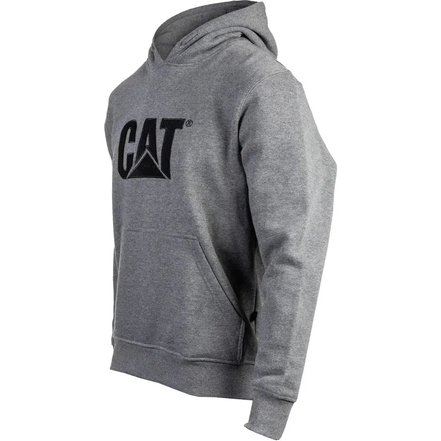 Caterpillar Trademark Hooded Sweatshirt - Heather Grey