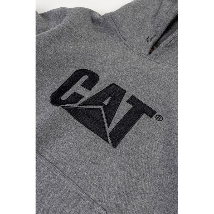 Caterpillar Trademark Hooded Sweatshirt - Heather Grey