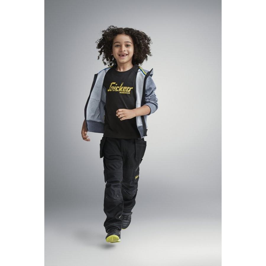 Snickers 7505 Junior Trousers & 7509 Junior Logo Sweatshirt