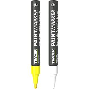 Tracer Paint Markers - White or Yellow