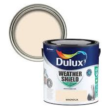 Dulux Weathershield Magnolia Masonry Paint - 2.5L