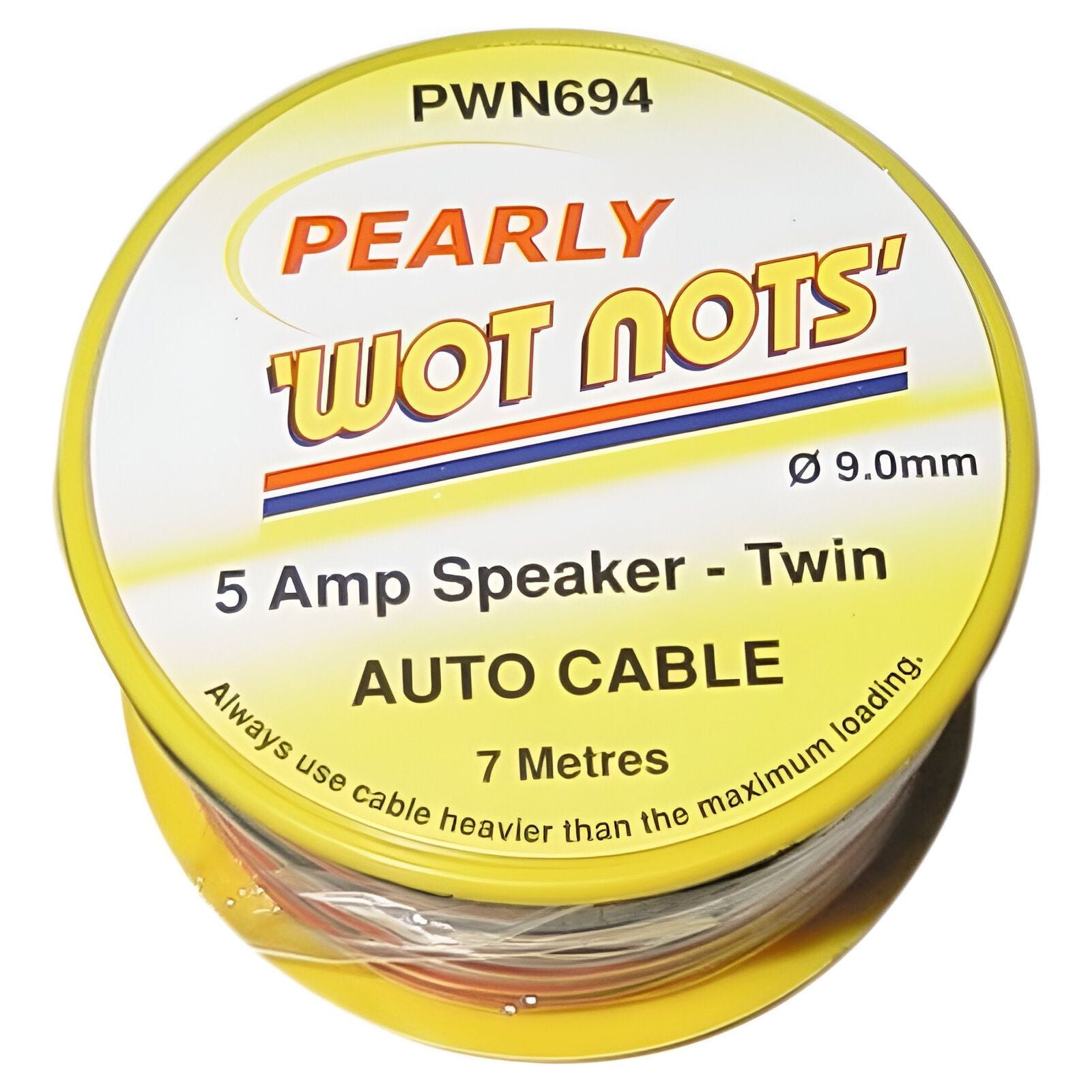 Wot-Nots Twin Wiring Cable 5amp X 7m - Red & Black