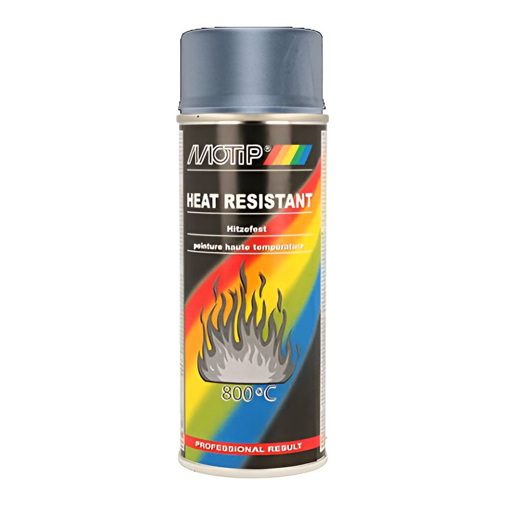 Motip Heat Resistant Paint Grey 400ml