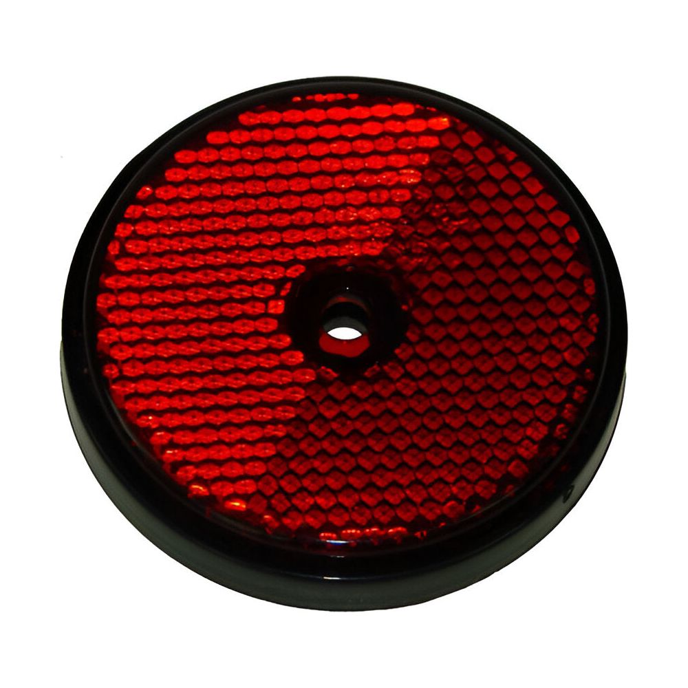 Maypole 2 X Radex Round Reflector Red Pk2