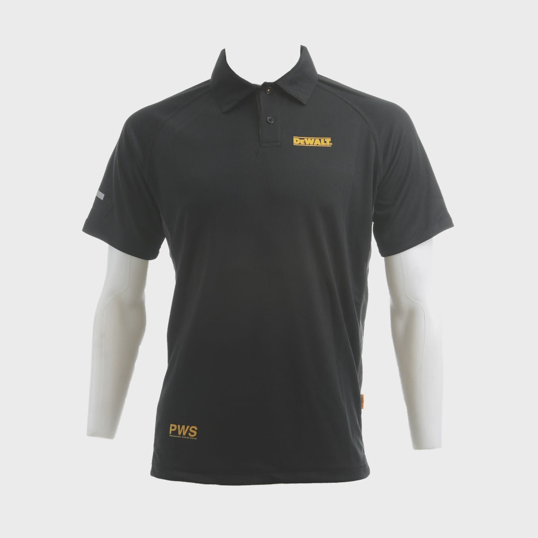 DeWalt Rutland PWS Polo Shirt - Black