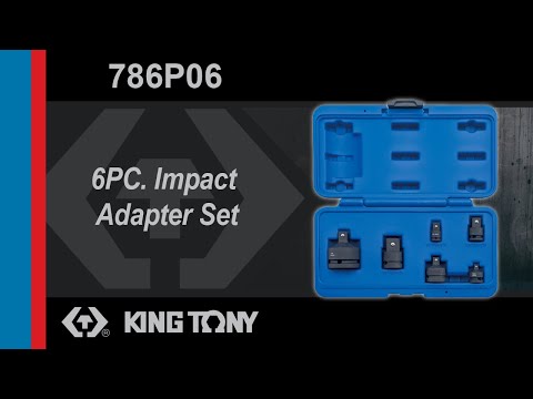 King Tony 786P06 Adapter Set - 6pc