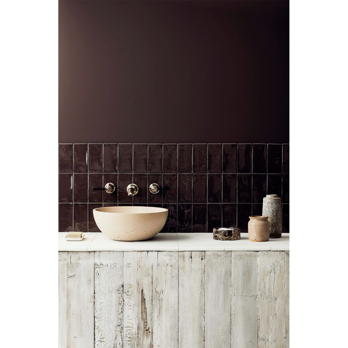 Little Greene Purple Brown Paint 008