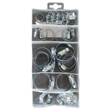 Pearl Assorted Hose Clips - Pack of 26