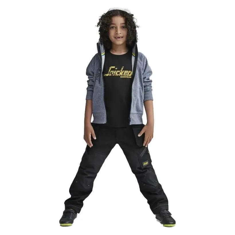 Snickers 7505 Junior Trousers & 7509 Junior Logo Sweatshirt