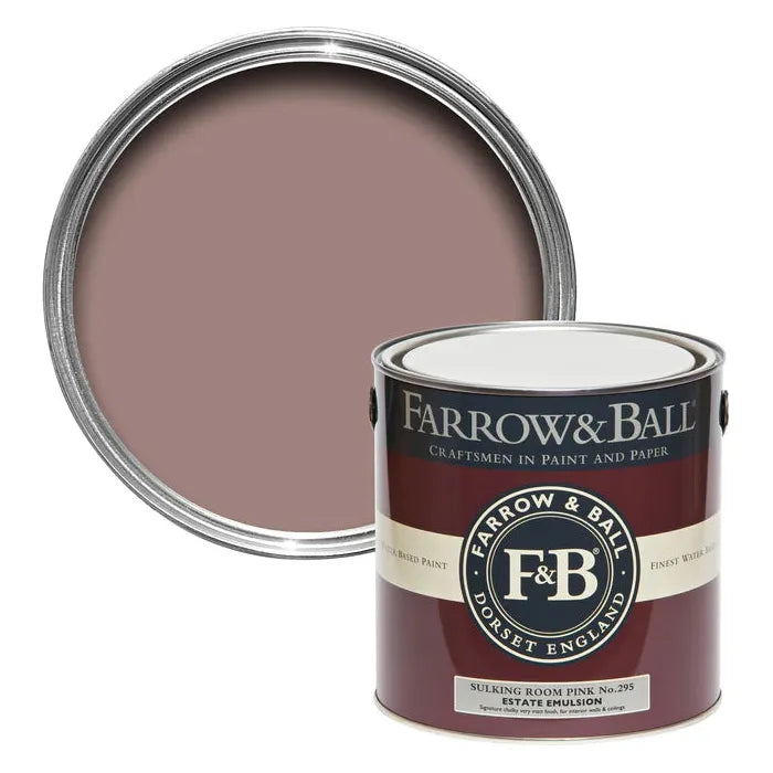 Farrow & Ball Sulking Room Pink Paint 295