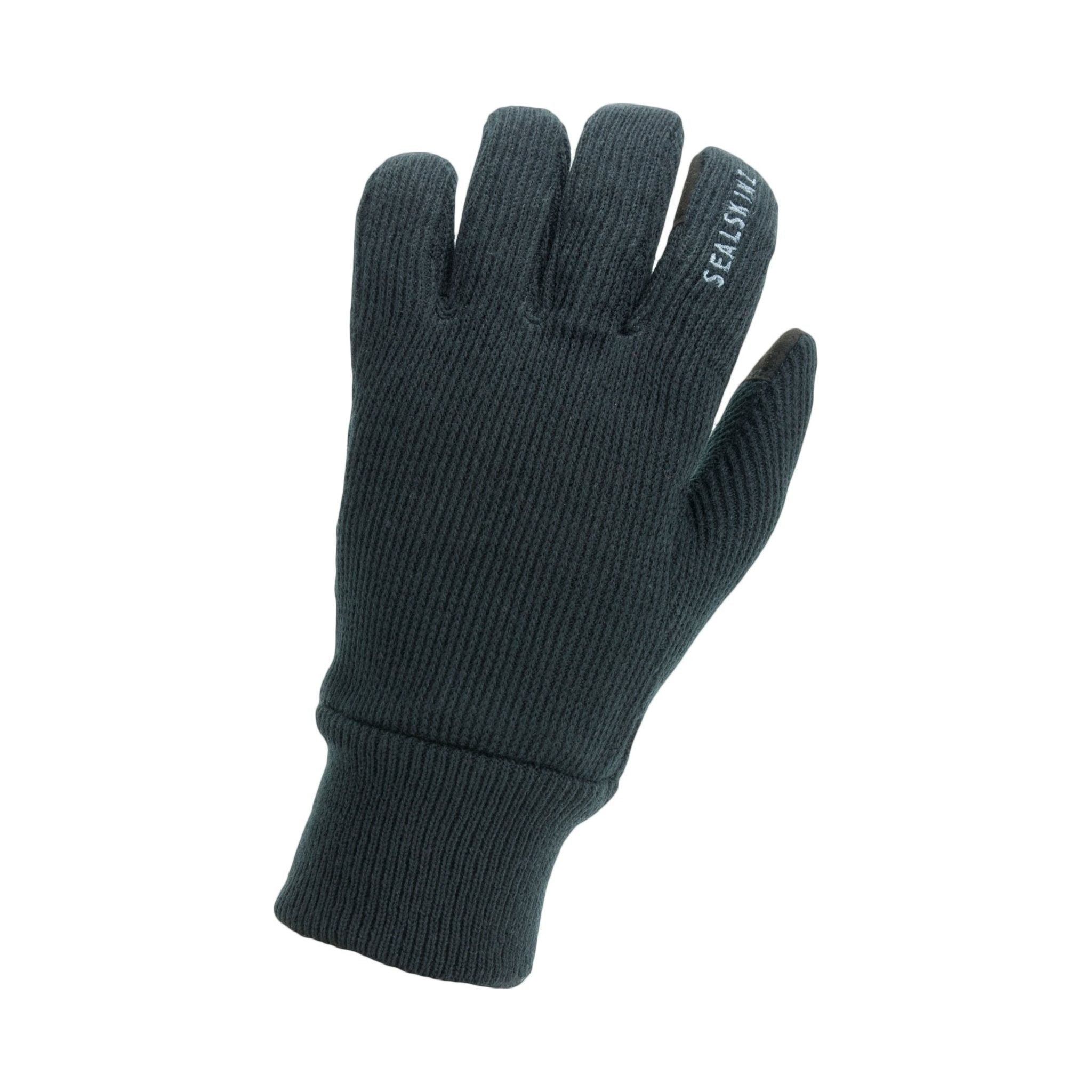 Sealskinz Necton Windproof All Weather Knitted Glove Black TedJohnsons.ie