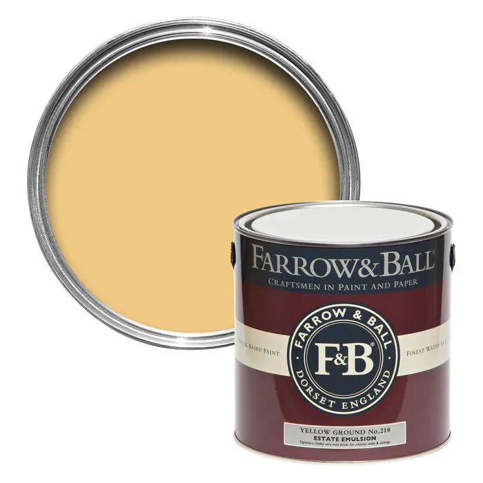 Farrow & Ball Yellow Ground Paint 218