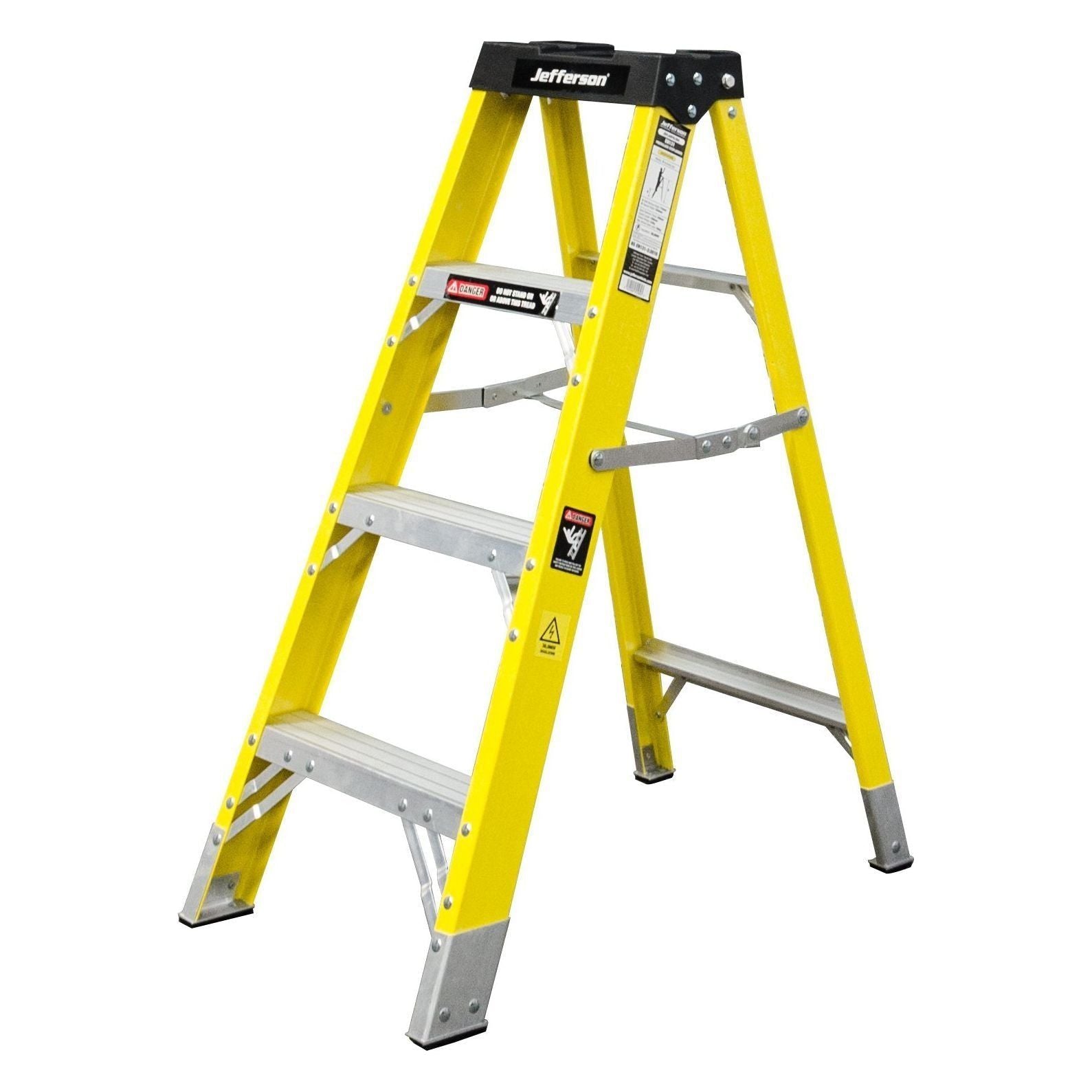 Jefferson Ladder - 4 - Tread Fibreglass