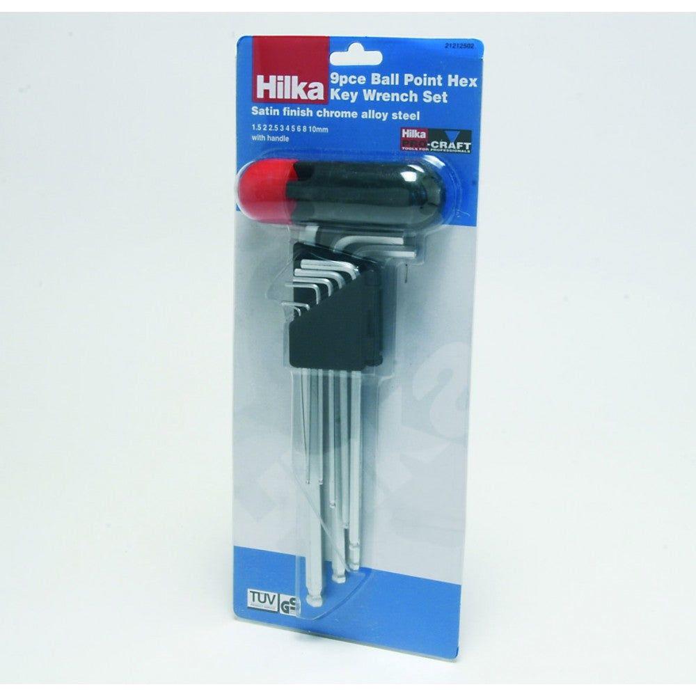 Hilka Long Allen Key Set mm 9PC