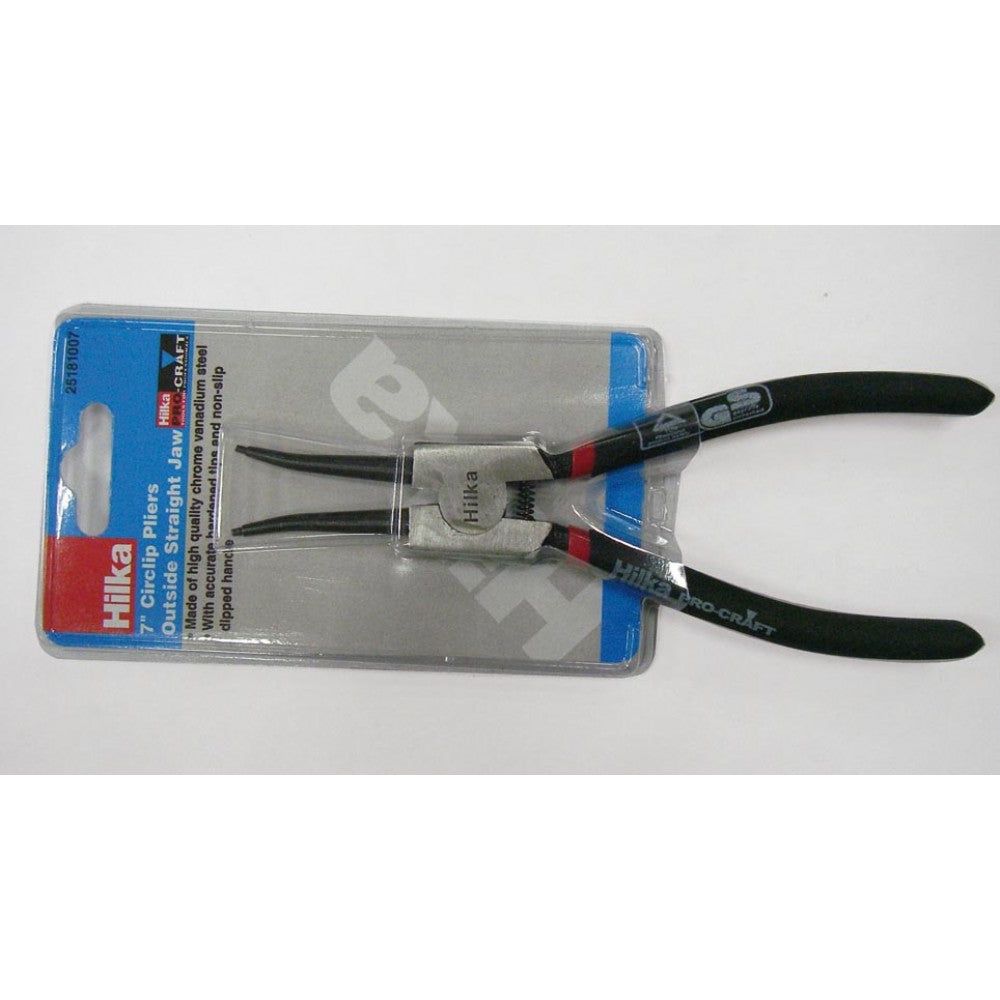 Hilka Circlip Plier - External Straight 7In