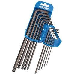 Draper Hex Key Set - mm Allen Ball End 10PC