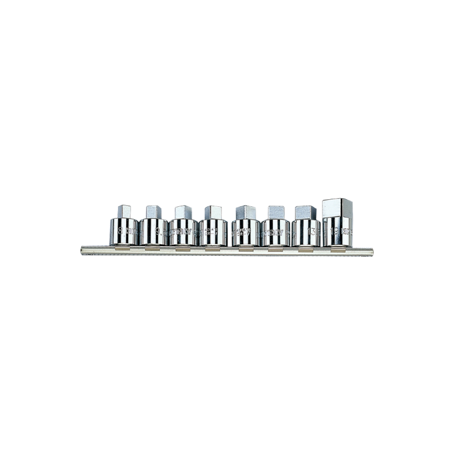 King Tony Socket Set-12D 8PC Sq Drive