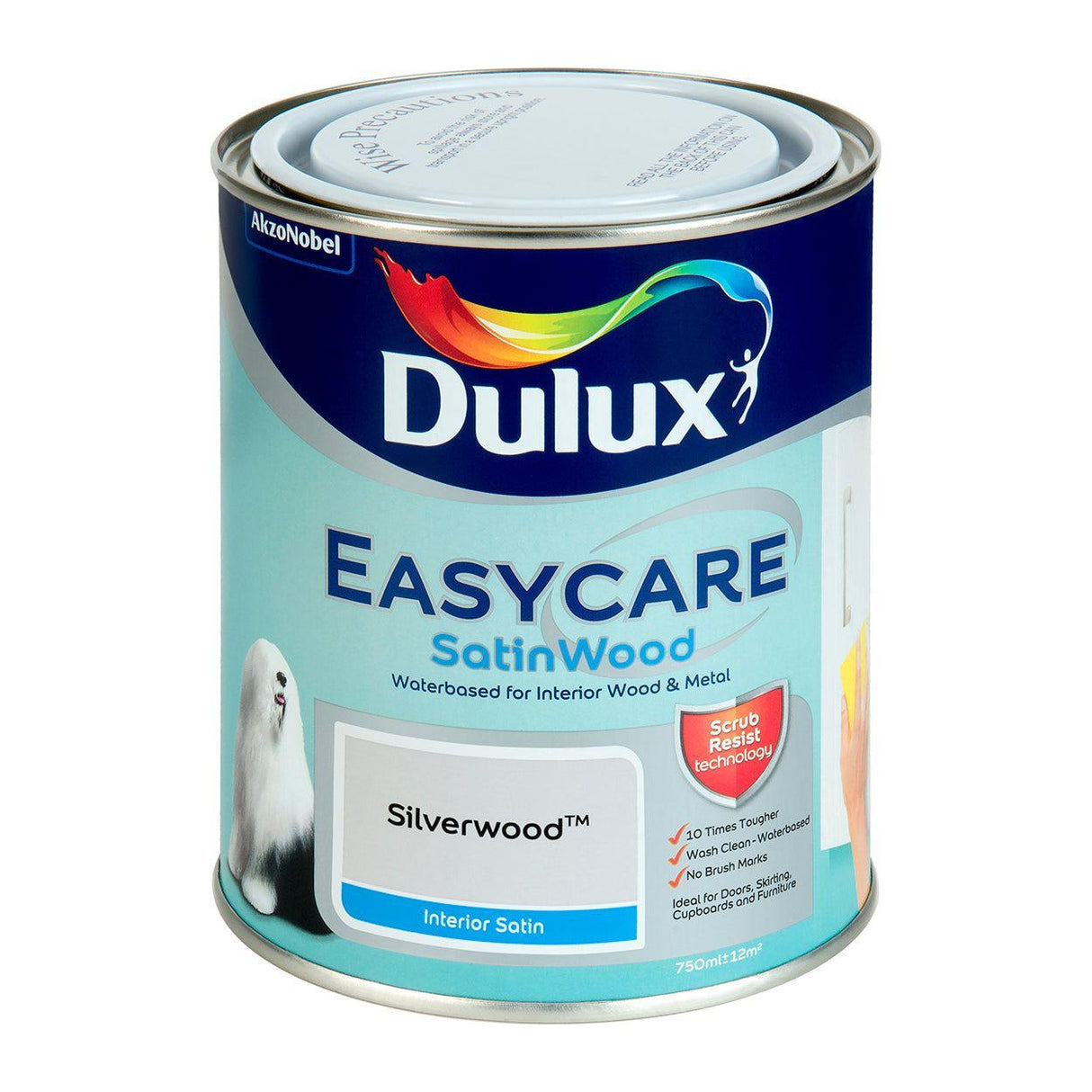 Dulux Satinwood Silverwood 750ml